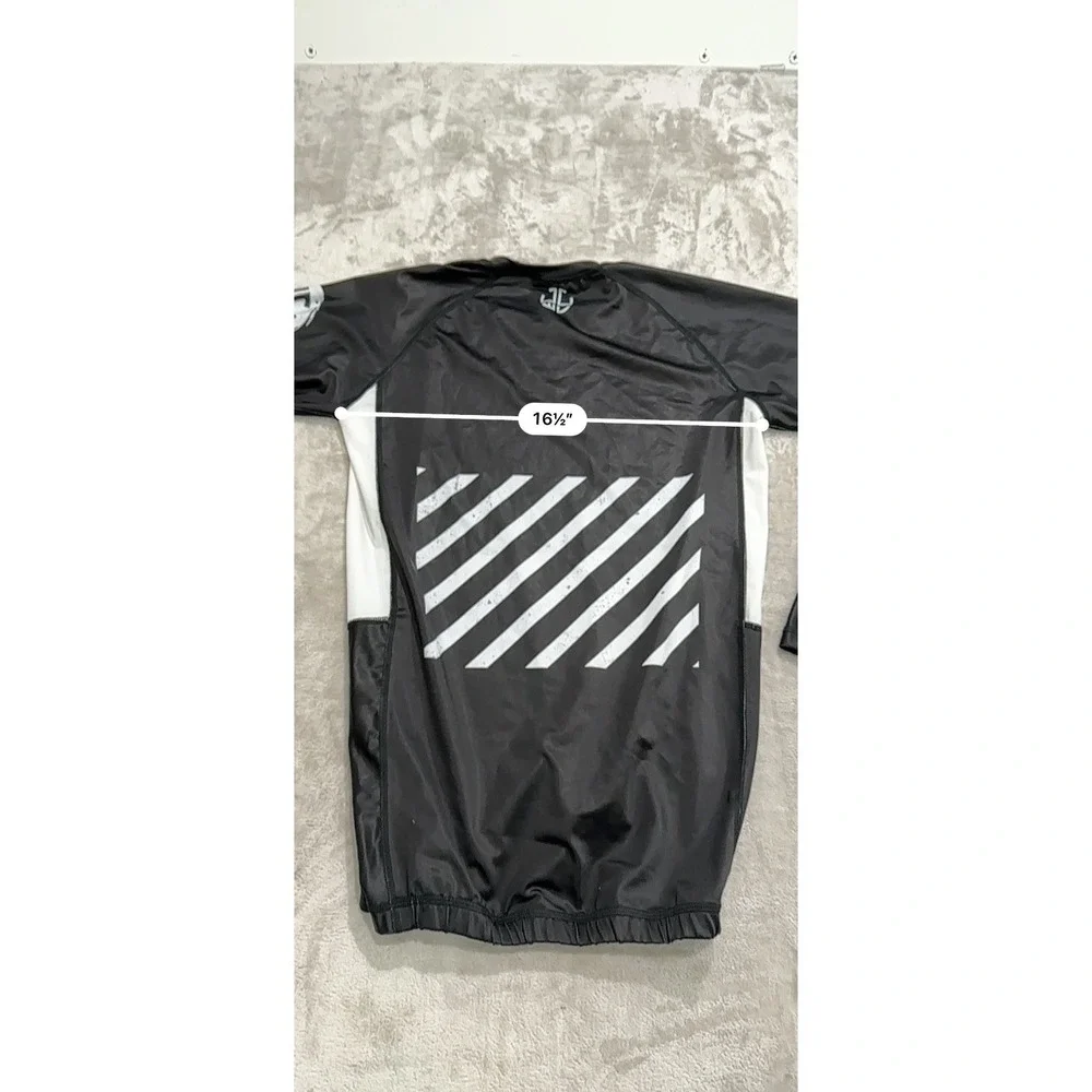 Rashguard Jiu Jitsu Men's Size Black Long Sleeve Japanese World Championship